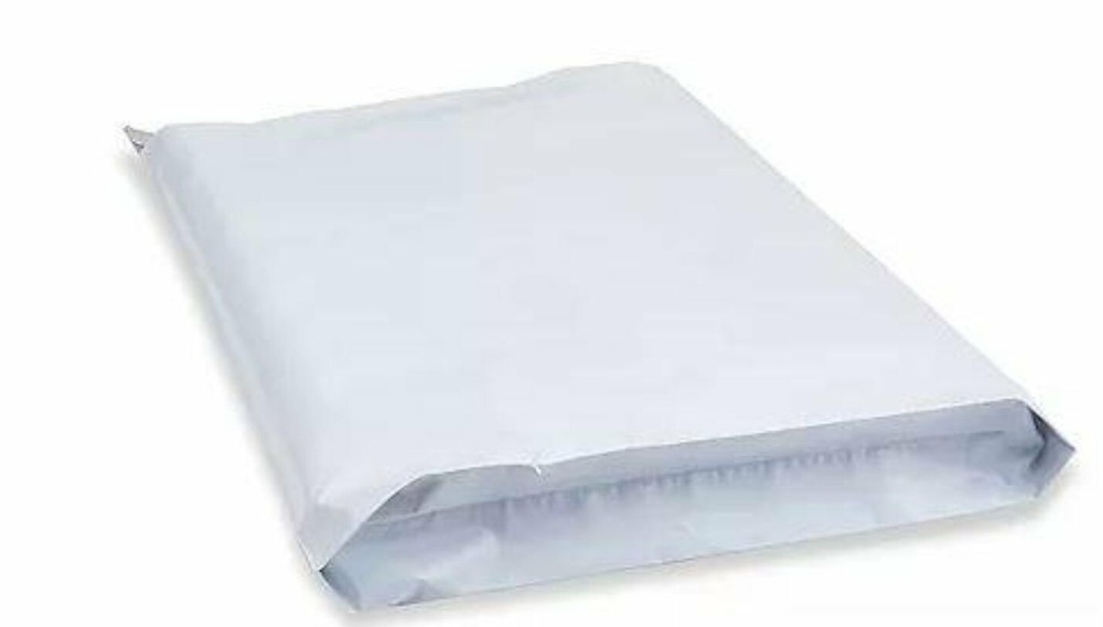 Heavy TEAR PROOF POLY MUSCLE MAILERS 26" x 28" x 4" Gusset & FLAP 2" 4 mil (25)